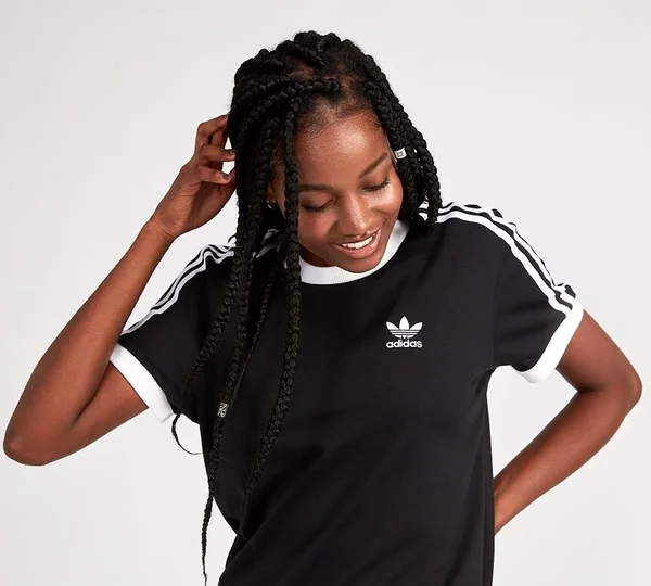 Adidas Originals 3 Stripes T-Shirt - Black - T-Shirts
