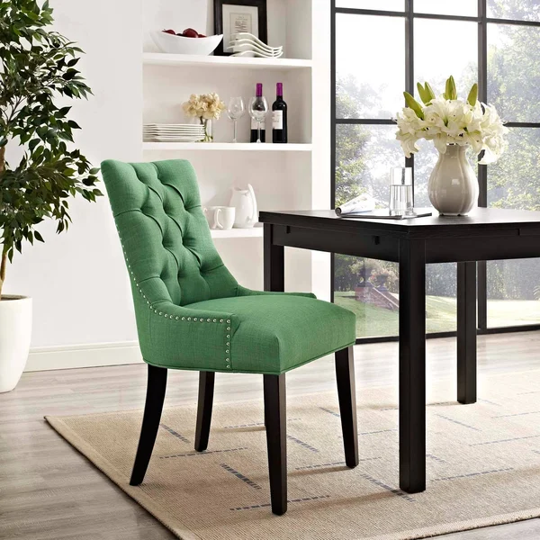 Modway Regent Green Fabric Dining Chair