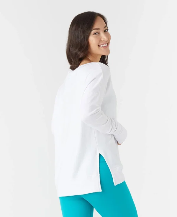 Glyder Lounge Long Sleeve: White - M, White