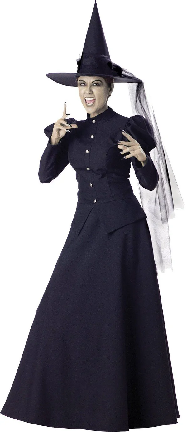 InCharacter Costumes Witch Elite Collection Adult Costume - Black, L