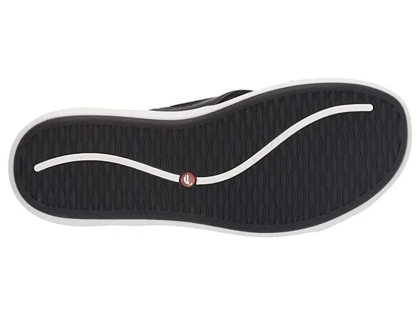 Clarks Women's Un Bali Go Slide Black Leather 7