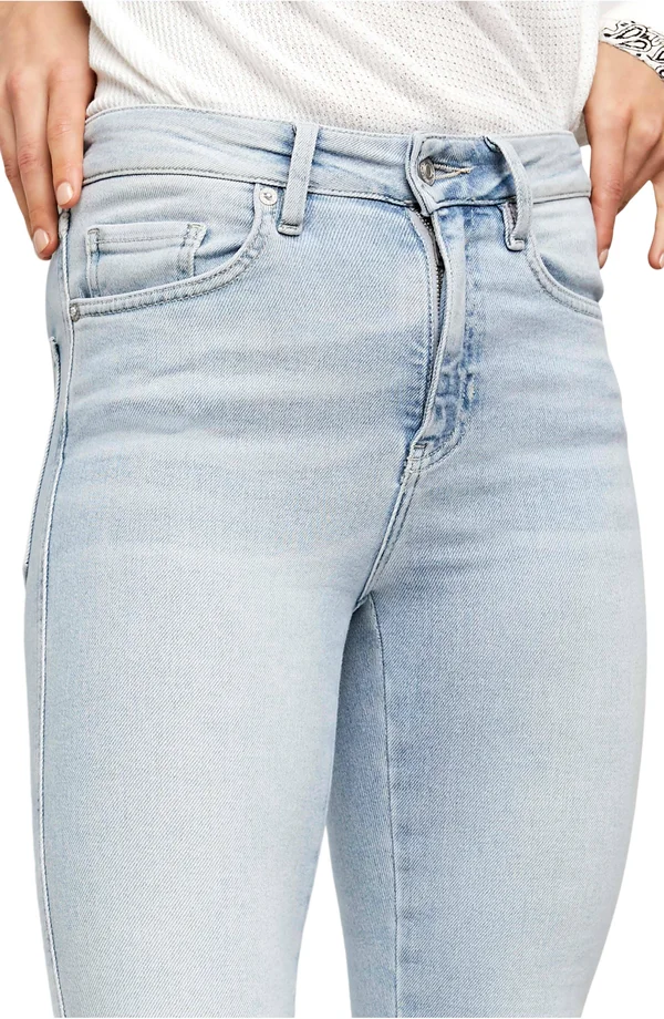 Free People Raw High Rise Jegging - Havanna Blue