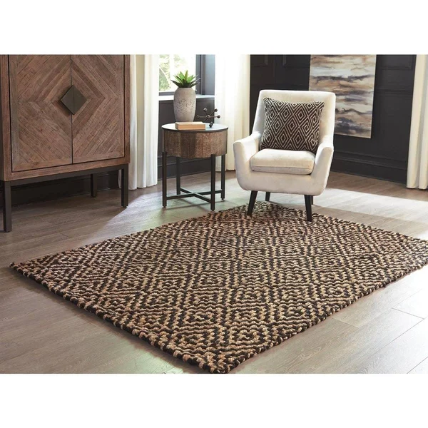 Broox - Natural/Black - Large Rug