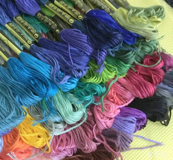 447 Colors Hand Embroidery Floss Cross Stitch Threads Skeins Full Range of Color