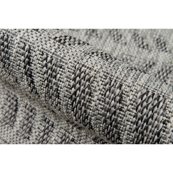 Momeni Villa VI-05 Area Rug, Grey, 2& x 10& Runner
