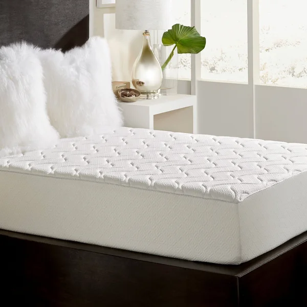Rio Home Fashions Loftworks Twin Size Plush Top Medium Firm 10 inch Gel Memory Foam Mattress, Quilted Top Twin