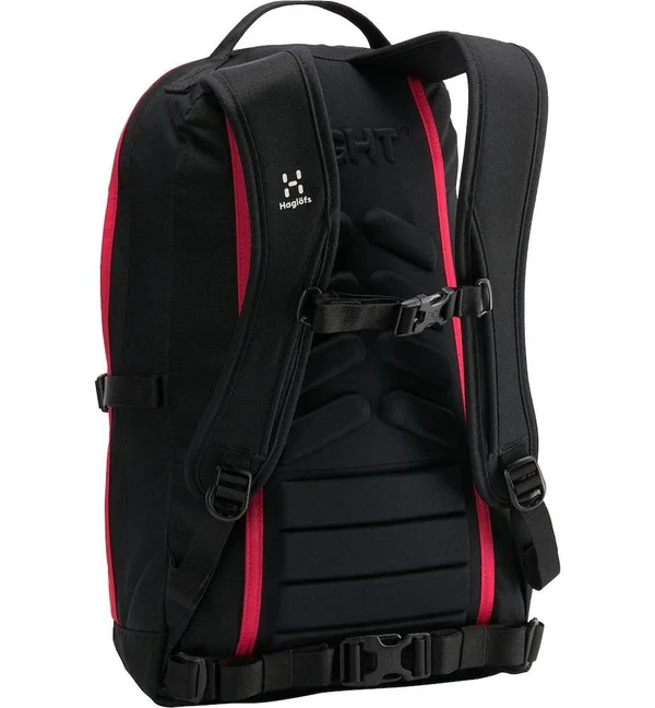 Hagl鰂s Tight Medium 20L Backpack Black Scarlet Red