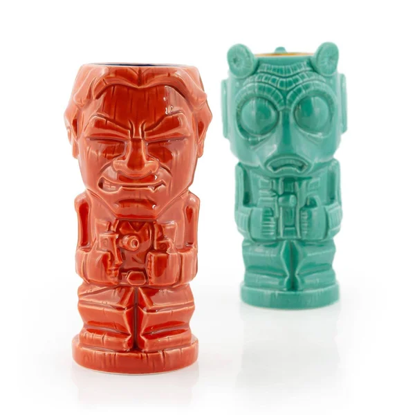 Geeki Tikis Star Wars Han Solo & Greedo Mugs - Star Wars Tiki Style