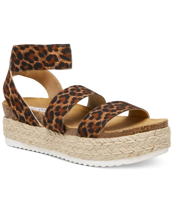 Steve Madden Kimmie Espadrille Sandal (Leopard) Women's Shoes