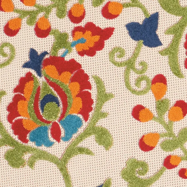 Nourison Aloha ALH17 Area Rug - Multicolor, 5&3x22 Round