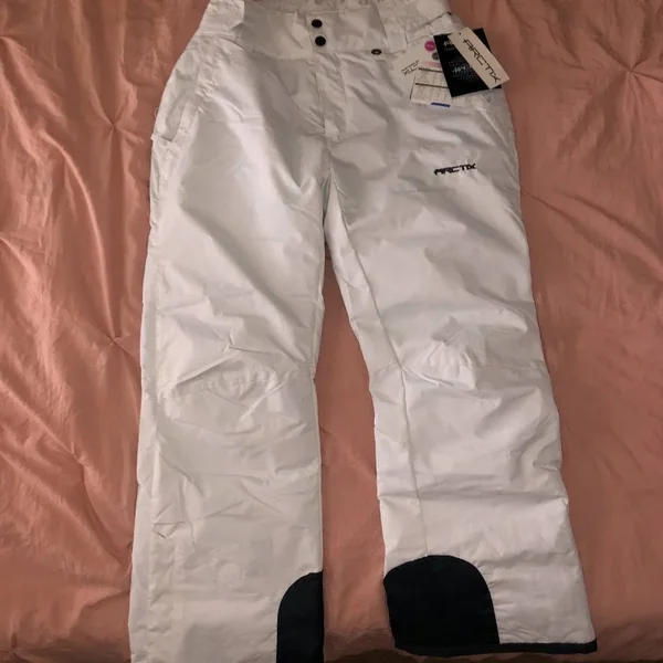 Arctix Women's Insulated Snow Pants White Medium Short