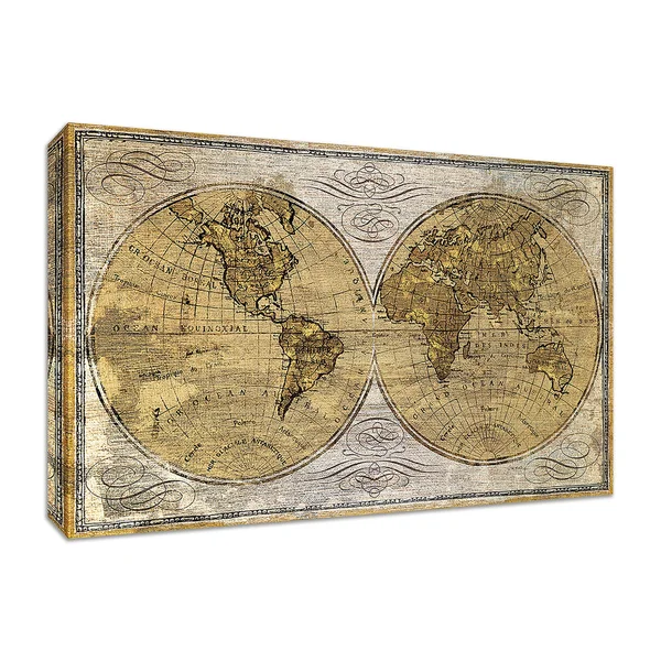 Worldwide I by James Wiens - 30x22 x 20x22 Fine Art Giclee Print on