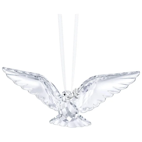 Swarovski Clear Peace Dove Ornament, Crystal, 2.6 x 7.2 x 3.5 cm