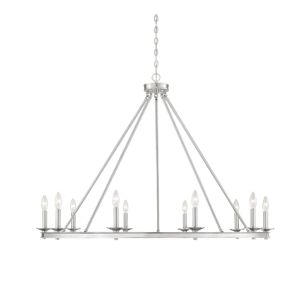 Savoy House 1-310-10-SN Middleton Satin Nickel 10 Light Chandelier