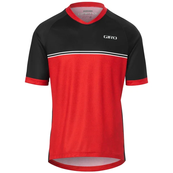Giro Roust Jersey Mens Bright Red Raceline - Small
