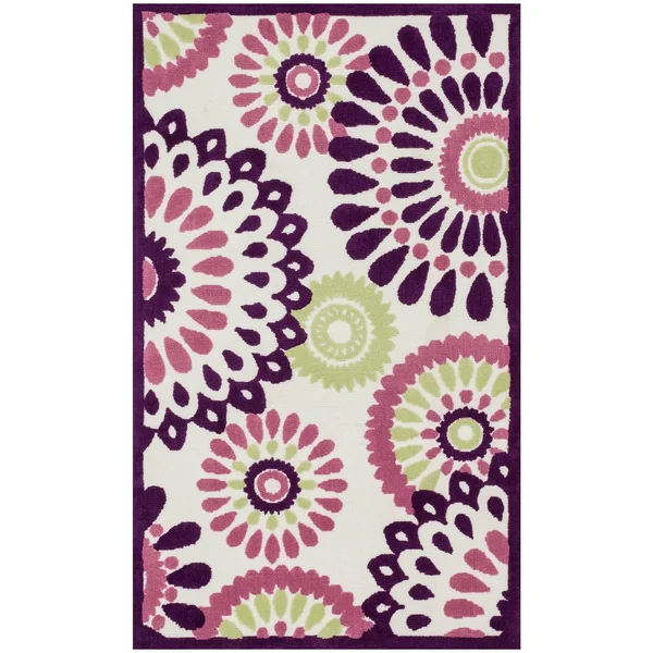 Loloi Zoey Rug Purple, Multi 3' x 5'