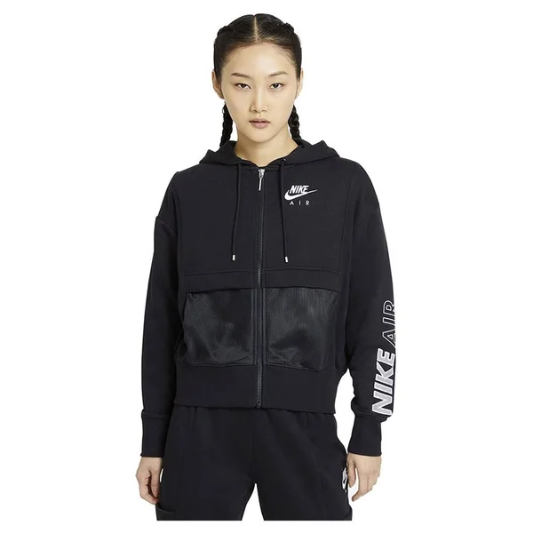Nike Air Women's Full-Zip Top - Size 14, Black/White