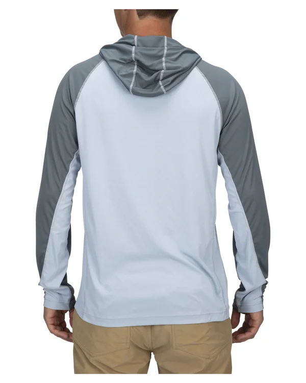Simms Bugstopper Solarflex Hoody - Steel Blue, L