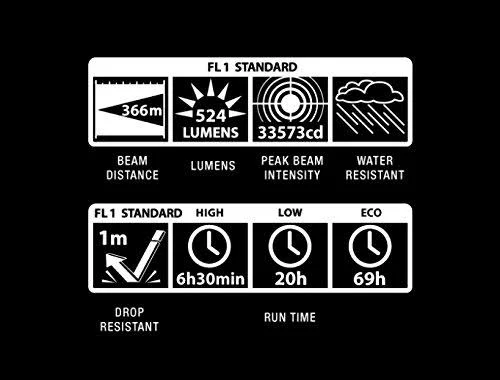 Maglite ML300L LED 2-Cell D Flashlight Black