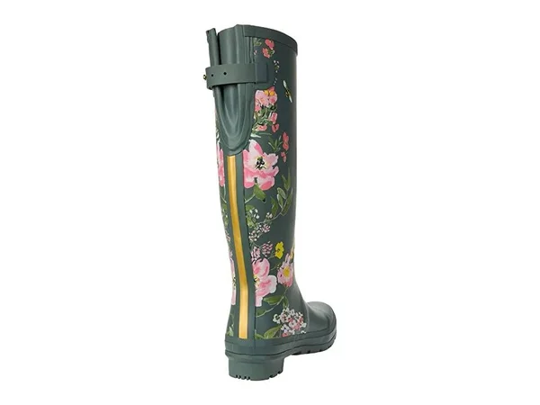 Joules Welly Print Women's Rain Boots 9135877 - 10 B - Medium - Green