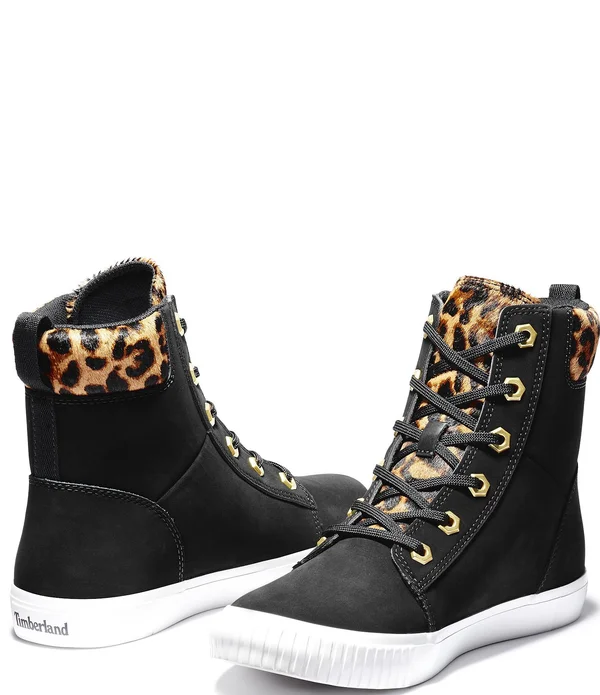 Timberland Women's Skyla Bay 6-Inch Boots, Black Leather, 7.5