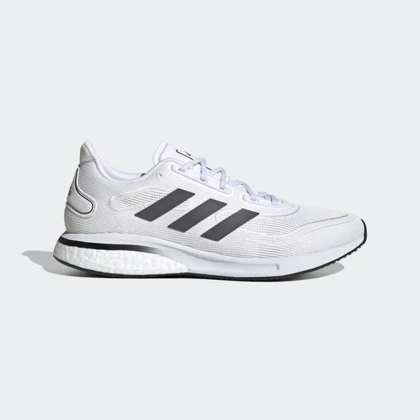 Adidas Men's Supernova Running Shoes in White/Cloud White Size 9.0