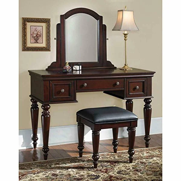 Home Styles Lafayette Cherry Vanity Table