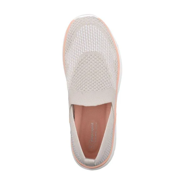 Easy Spirit Womens Savanah 2 Knit Casual Walking Shoes - 7, Light Grey