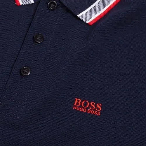 Boss Athleisure Mens Navy Paddy Regular Fit S/S Polo Shirt