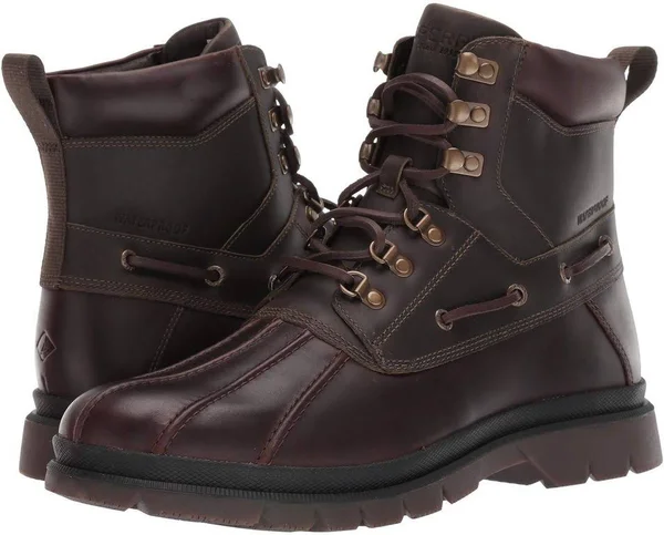 Men's Sperry Watertown Waterproof Duck Boot - 8.5 M - Tan/ Olive