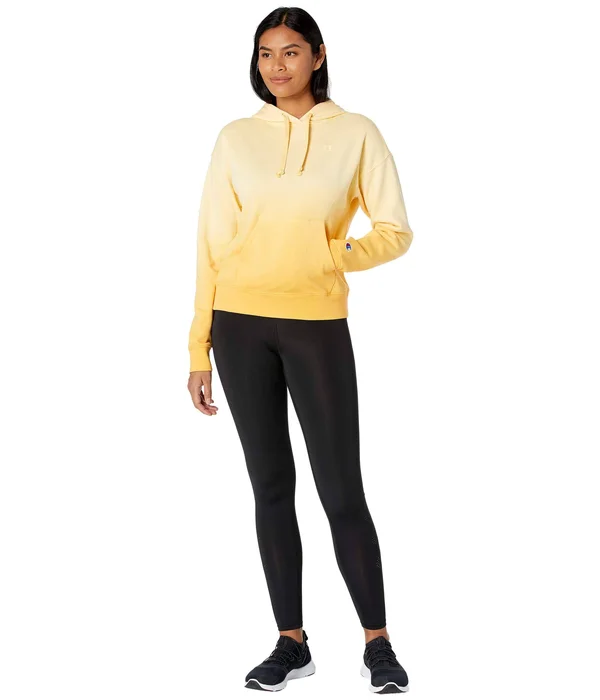 Champion Women's Cropped Ombre Hoodie - Adobe Wall Tan Ombre