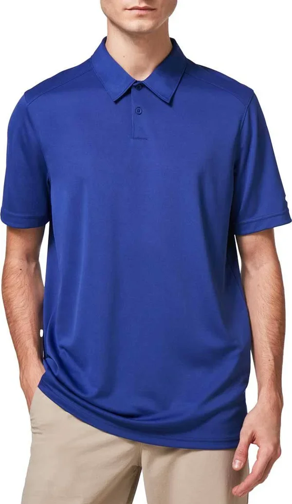 Oakley Men's Divisional 2.0 Golf Polo Shirt - Large, Blue