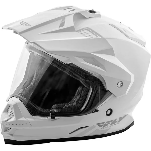Fly Racing Trekker Solid Helmet Matte Black