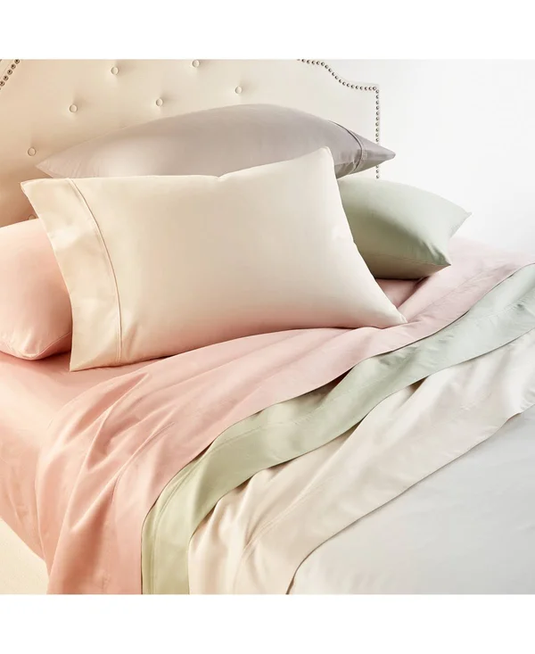 AQ Textiles Camden Sateen 1250 Thread Count 4 pc. Sheet Set, California King - Green