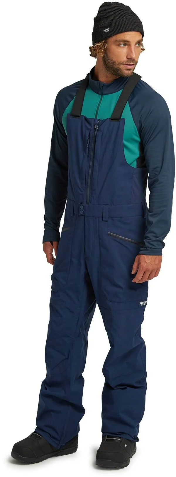 Burton Men's Reserve Bib Pant, Dress Blue, M