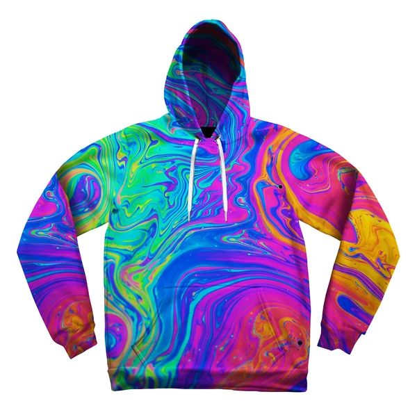 Neon Nuclear Unisex Hoodie S - Black, Zip Up Crushed Velvet