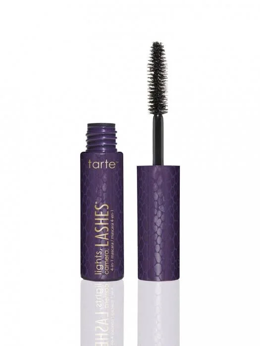 tarte to go deluxe lights - camera, lashes 4-in-1 mascara - black