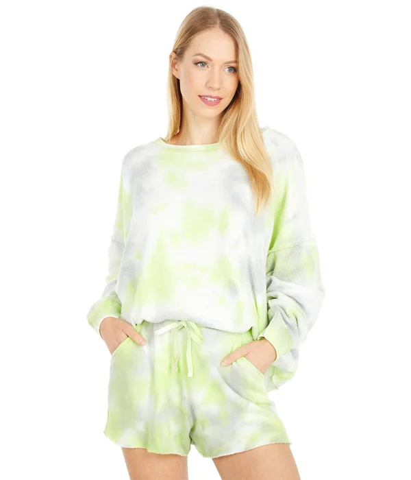 Free-People Kelly Washed Set Lime, Xs