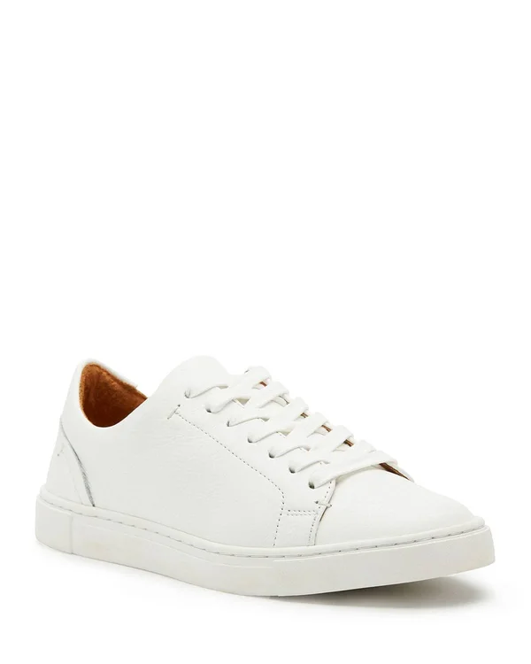 Frye Women's White Ivy Low Lace Sneakers