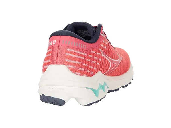Mizuno Wave Inspire 17 Waveknit Women's Running Shoes - Coral, Size: 11