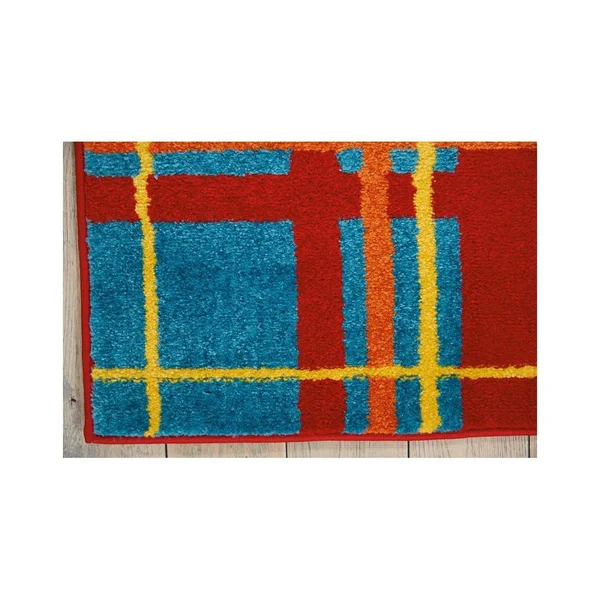 Nourison OKD01 Oakdale Red Area Rug, 4&x6&