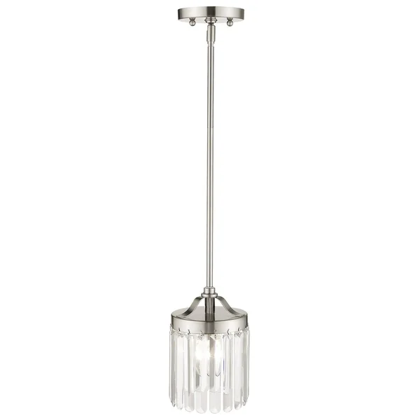 Livex Lighting 50530-64 Ashton 1-Light Mini Pendant, Hand Painted Palacial Bronze