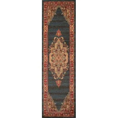 Prather Oriental Power Loom Red Area Rug Andover Mills Rug Size: Runner 2&3x22 x 7&6x22