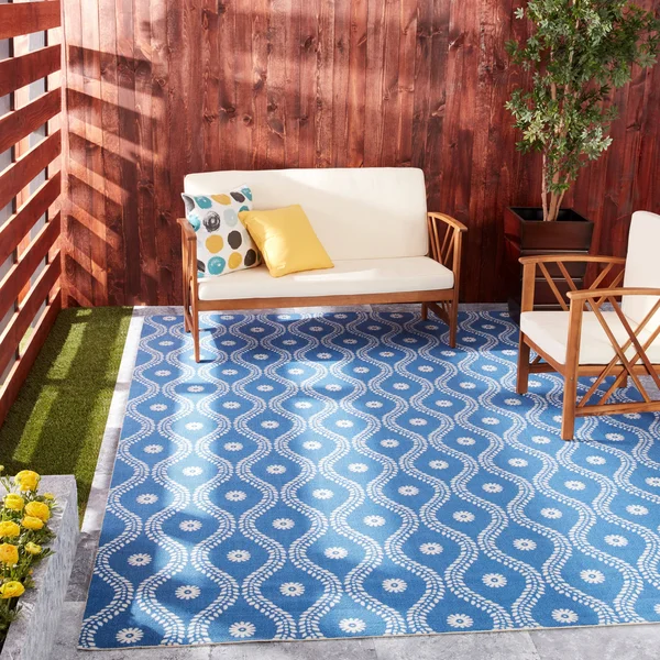 Nourison Home & Garden RS085 Area Rug - Rust, 5&3x22 x 7&5x22