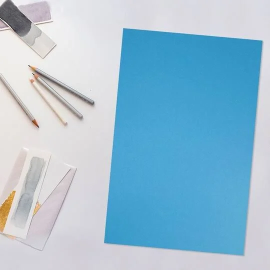 Jam Paper Bright Colored Tabloid Cardstock, 11 x 17, 65lb Blue, 50 Sheets/Pack, 11 x 17 inches