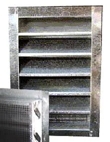 12 x 18 inch Gable Louver Vent Flush Mount - from Best Materials