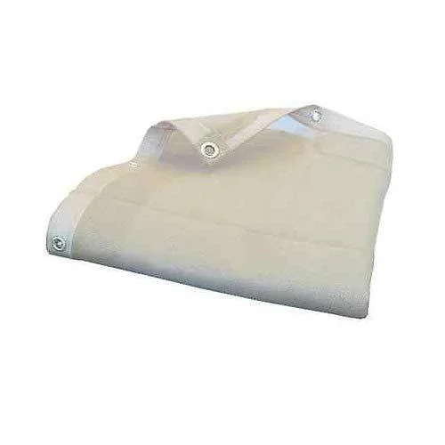 TMP 8&x10& (White) Heavy Duty Mesh Tarp Net Sail Sun Shade Awning and Fence Screen Patio and Canopy Cover