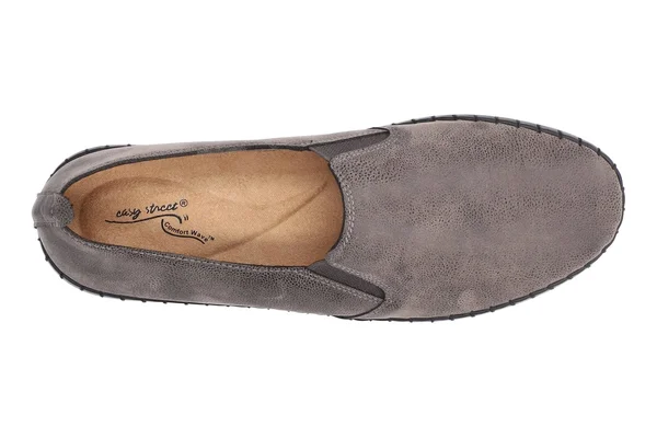 Easy Street Fresh Women's Slip-On Sneakers, Size: 5.5, Med Grey