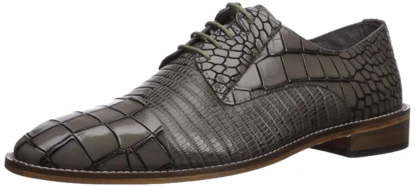 Stacy Adams Talarico Leather Sole Cap Toe Oxford Gray - Men's, Size: 8