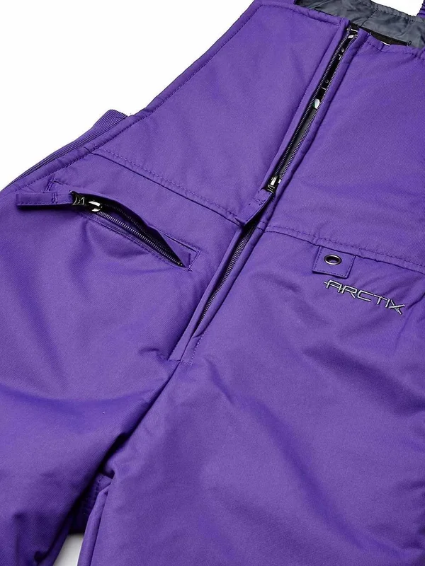 Arctix Youth Classic Snowsport Bib Overalls - Purple - L, Boy's, Size: Large